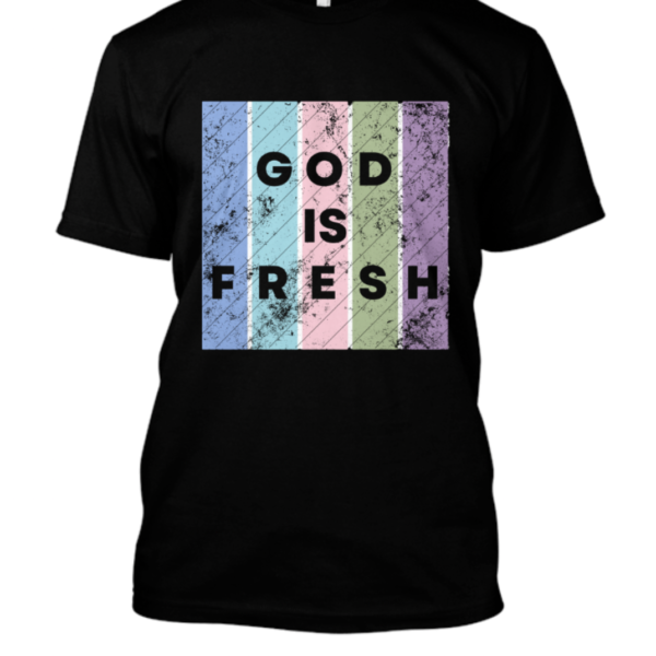 God is Fresh Black Tee